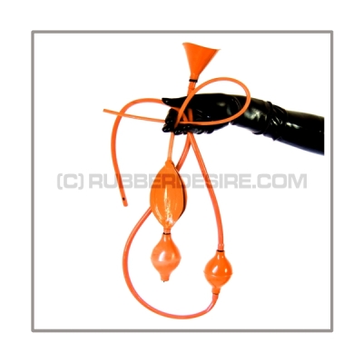 Deluxes 6-teiliges ENEMA-Set CR-N mit Insufflator